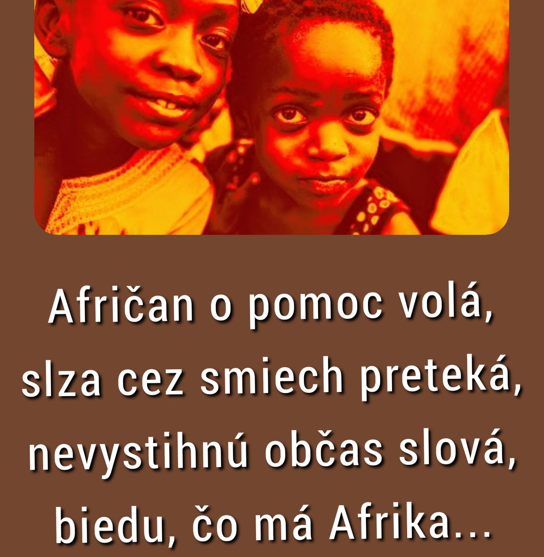 Pomoc pre africké deti